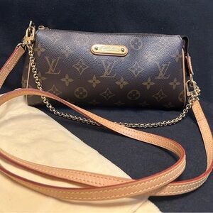 Louis Vuitton Eva clutch (retired) monogram